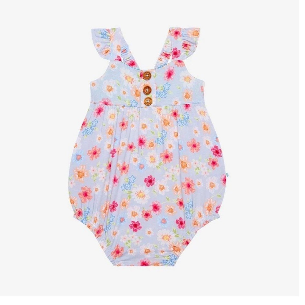 Posh Peanut Bubble Romper in Carissa